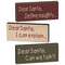 Dear Santa… Stenciled Block - 3 Asstd.