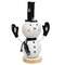 Glittered Roly Poly Top Hat Snowman on Base