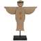 Distressed Wooden Angel on Base
