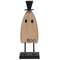 Wooden Top Hat Boo Ghost on Base