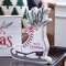 Merry Christmas Ice Skate & Greenery Chunky Sitter 37952;