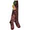 Primitive Red Striped Stocking Ornament