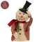 Winter Greeting Snowman Doll with Top Hat #CS38958