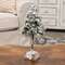 Heavy Snowy Weeping Pine Tree on Base, 12" 18414;