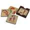 Vintage Christmas Coasters - Set of 4;