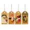 Vintage Merry Christmas Tags - Set of 4;