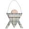 Joy to the World Plaid Creche Ornament