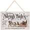 Old Fashioned Sleigh Rides Barnwood Look Sign