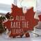 Alexa, Rake the Leaves Wooden Leaf Sitter 38045;