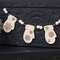 White Snowflake Mitten & Snowball Garland 38105;