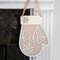 Glittered Hello & Snowflakes Mitten Sign 38108;