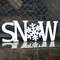 Glittered "Snow" Cutout Sign 38136;