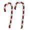 38170 Wooden Bead & Button Candy Cane;