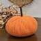Stuffed Orange Chenille Pumpkin, 7.5" ;