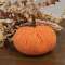 Stuffed Orange Chenille Pumpkin, 4.5" CS39018