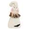 Stuffed Plaid Ruffled Ghost Doll with Bat