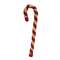 Red & Natural Jute Candy Cane, Medium
