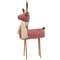 Stuffed Standing Candy Cane Woodland Reindeer with Scarf