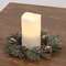 Iced Weeping Pine Candle Ring, 4" 18425;