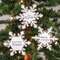 Merry & Bright Layered Snowflake Ornaments, 3/Set 37942;