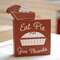 Eat Pie Box Sign & Pie Chunky Sitter, 2/Set 38053;