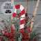 Small Candy Cane Planter Stake 38084