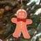 Wooden Bow Tie Gingerbread Ornament 38091;
