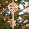 Glittered "Believe" Santa's Key Ornament 38112;