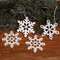 Sparkle Snowflake Ornament, 3.5", 4 Asstd.;