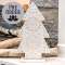Snowflake Embossed Distressed Metal Christmas Tree 60474