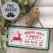 North Pole Post Distressed Hanging Sign 65368