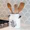 White Metal Kitchen Utensils Milk Can 70162;