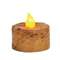 Burnt Ivory Switch Tealight - Battery Operated