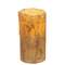 Burnt Ivory Drip Timer Pillar - 3" x 6"