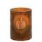 3" x 4" Pumpkin Timer Pillar - Burnt Mustard