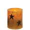 Star Timer Pillar - Burnt Mustard - 3.5" x 3";
