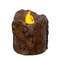 Mini Dripped Timer Pillar - Burnt Mustard - 1.5" Dia