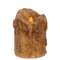 Dripped Pillar - Burnt Ivory - 4"