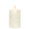Rustic White Pillar Candle - 3" x 2" #84727