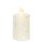 Rustic White Pillar Candle - 3" x 2" #84727