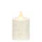 Rustic White Pillar Candle - 2.5" x 2.25" - # 84728