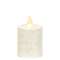 Rustic White Pillar Candle - 2.5" x 2.25" -