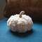 Ivory Sherpa Pumpkin w/Jute Stem, Small CS38995;