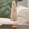 Furry Ivory Sparkle Christmas Tree, 11"H QHT4014;