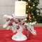 Snow Sprinkled Pine & Berry Pillar Holder, 7" SR2318511;