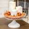 White Chicken Wire Pedestal Tray 16084WH;