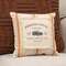 Pumpkin Patch Orange Ticking Stripe Pillow, 10" Sq. 19160;