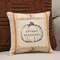 Autumn Blessings Orange Ticking Stripe Pillow, 10" Sq. 19161;