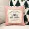 Comfy & Cozy All Day Red Ticking Stripe Pillow, 10" Sq. 19163;