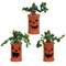 Jack O' Lantern Wooden Spools, 3 asst. -